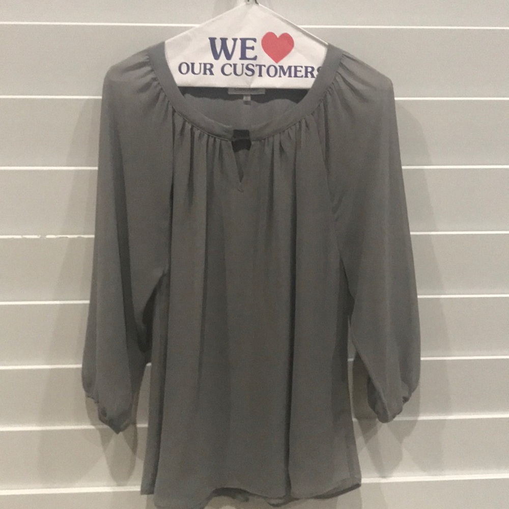 Gray Calvin Klein Blouse